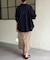 バックタックセミシアーシャツ