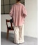 バックタックセミシアーシャツ