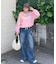 【Ciaopanic】ワッペン付ワイドデニム