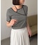 【CAPRICIEUX LE'MAGE】アシメレイヤードボーダーT