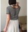 【CAPRICIEUX LE'MAGE】アシメレイヤードボーダーT