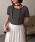 【CAPRICIEUX LE'MAGE】アシメレイヤードボーダーT