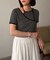 【CAPRICIEUX LE'MAGE】アシメレイヤードボーダーT