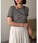 【CAPRICIEUX LE'MAGE】アシメレイヤードボーダーT