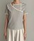 【CAPRICIEUX LE'MAGE】アシメレイヤードボーダーT