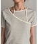 【CAPRICIEUX LE'MAGE】アシメレイヤードボーダーT