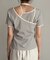 【CAPRICIEUX LE'MAGE】アシメレイヤードボーダーT