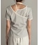 【CAPRICIEUX LE'MAGE】アシメレイヤードボーダーT