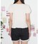 【Ciaopanic】シャーリングショートスリーブカットソー