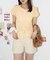 【Ciaopanic】シャーリングショートスリーブカットソー