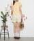 【Ciaopanic】シャーリングショートスリーブカットソー