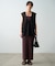 【Loungedress】ニットキャミワンピース