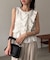 【CAPRICIEUX LE'MAGE】アシメフリルノースリT