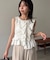 【CAPRICIEUX LE'MAGE】アシメフリルノースリT