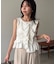 【CAPRICIEUX LE'MAGE】アシメフリルノースリT