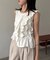 【CAPRICIEUX LE'MAGE】アシメフリルノースリT