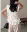 【CAPRICIEUX LE'MAGE】アシメフリルノースリT