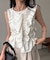 【CAPRICIEUX LE'MAGE】アシメフリルノースリT