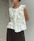 【CAPRICIEUX LE'MAGE】アシメフリルノースリT