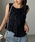 【CAPRICIEUX LE'MAGE】アシメフリルノースリT