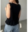 【CAPRICIEUX LE'MAGE】アシメフリルノースリT