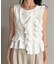 【CAPRICIEUX LE'MAGE】アシメフリルノースリT