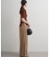 【Loungedress】シアーリブポロニット