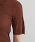 【Loungedress】シアーリブポロニット