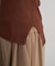 【Loungedress】シアーリブポロニット