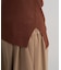 【Loungedress】シアーリブポロニット