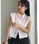 【CAPRICIEUX LE'MAGE】バルーントリムスリーブレスシャツ
