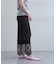 【SHENERY】ワッシャーサテン×レーススカート