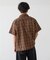 【Kastane】【ユニセックス】BM チェック開襟シャツ