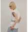 【Kastane】【WHIMSIC】ガーメントダイスリーブレスTシャツ