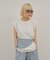 【Kastane】【WHIMSIC】ガーメントダイスリーブレスTシャツ