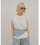 【Kastane】【WHIMSIC】ガーメントダイスリーブレスTシャツ