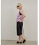 【Kastane】【WHIMSIC】ガーメントダイスリーブレスTシャツ