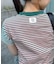 【Ciaopanic】クレイジーパターンコンパクトボーダーTee