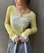 【WHO'S WHO gallery】スプレーロゴレイヤードシアートップス