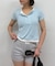 【WHO'S WHO gallery】レイヤードヘンリーS/Sトップス