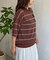 サガラ刺繍モールニットポロ