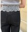 ウエストレースドッキングデニムパンツ