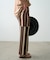 【Loungedress】マルチストライプニットスカート