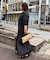 【Loungedress】コクーンスリーブワンピース