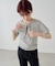 【Kastane】ボウタイボーダーtee