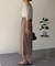 アシメスクエアーシアープルオーバー