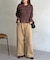 ワイドチノパンツ