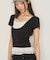 【WHO'S WHO gallery】レースレイヤードトップス