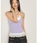 【WHO'S WHO gallery】カップ付きレースレイヤードキャミ
