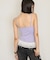 【WHO'S WHO gallery】カップ付きレースレイヤードキャミ